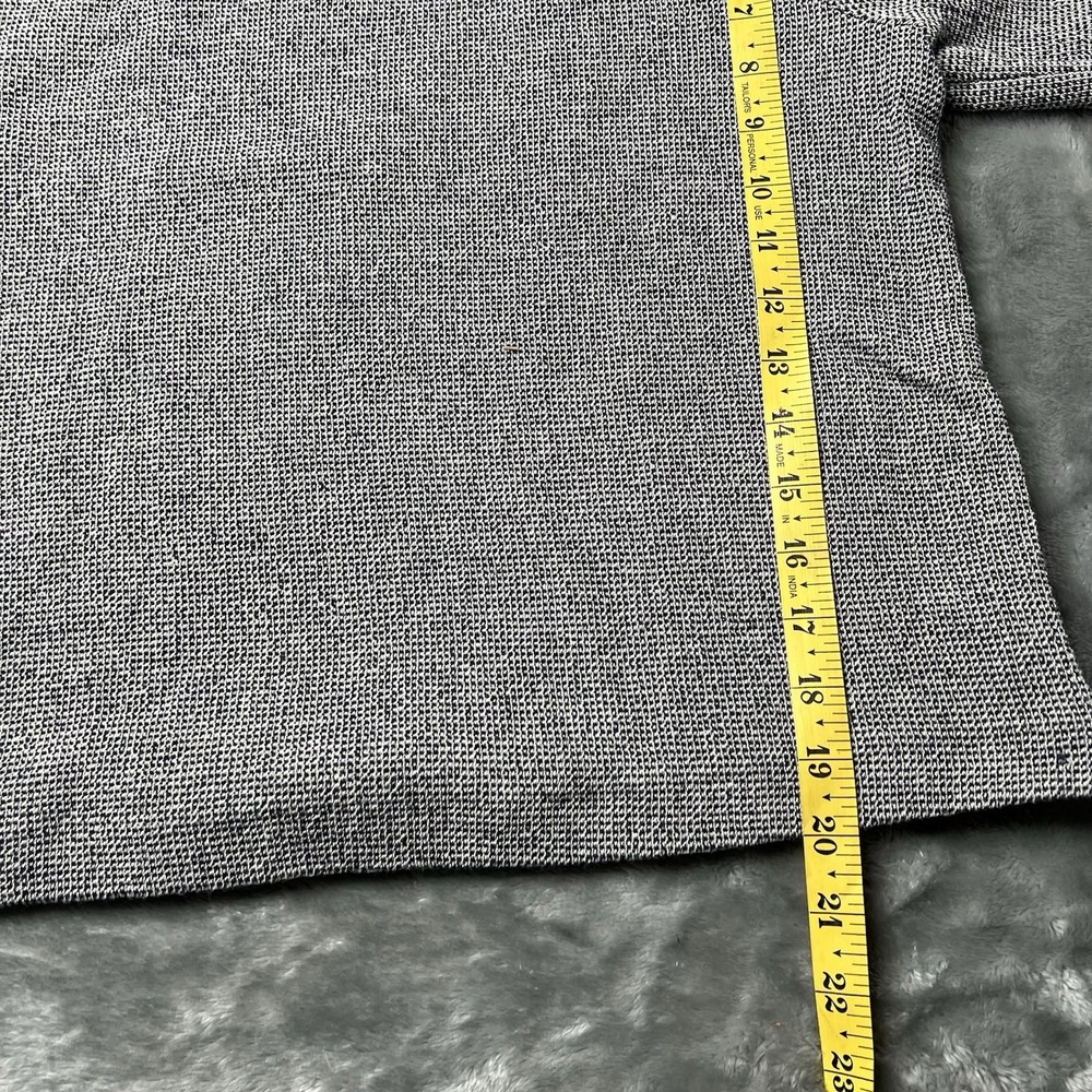 THEORY Sweater Women Size Medium Knit Regal Wool Mock Neck Grey - Picture 6 of 8